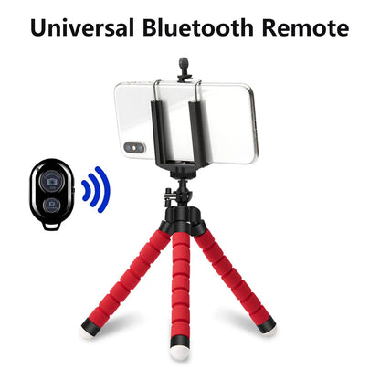 Tripod For Phone Mobile Camera Holder Clip Sports Camera Monopod Stand Octopus For Gopro Hero 11 10 9 8 Mini MAX Flexible Tripod