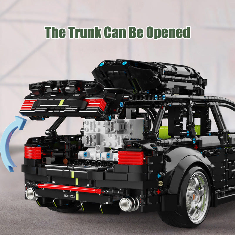 High-tech Expert 2896pcs Audied RS6 Touring Car Model Building Blocks MOC City Sport Car Travel SUV Vehicle Bricks Toys For Kids