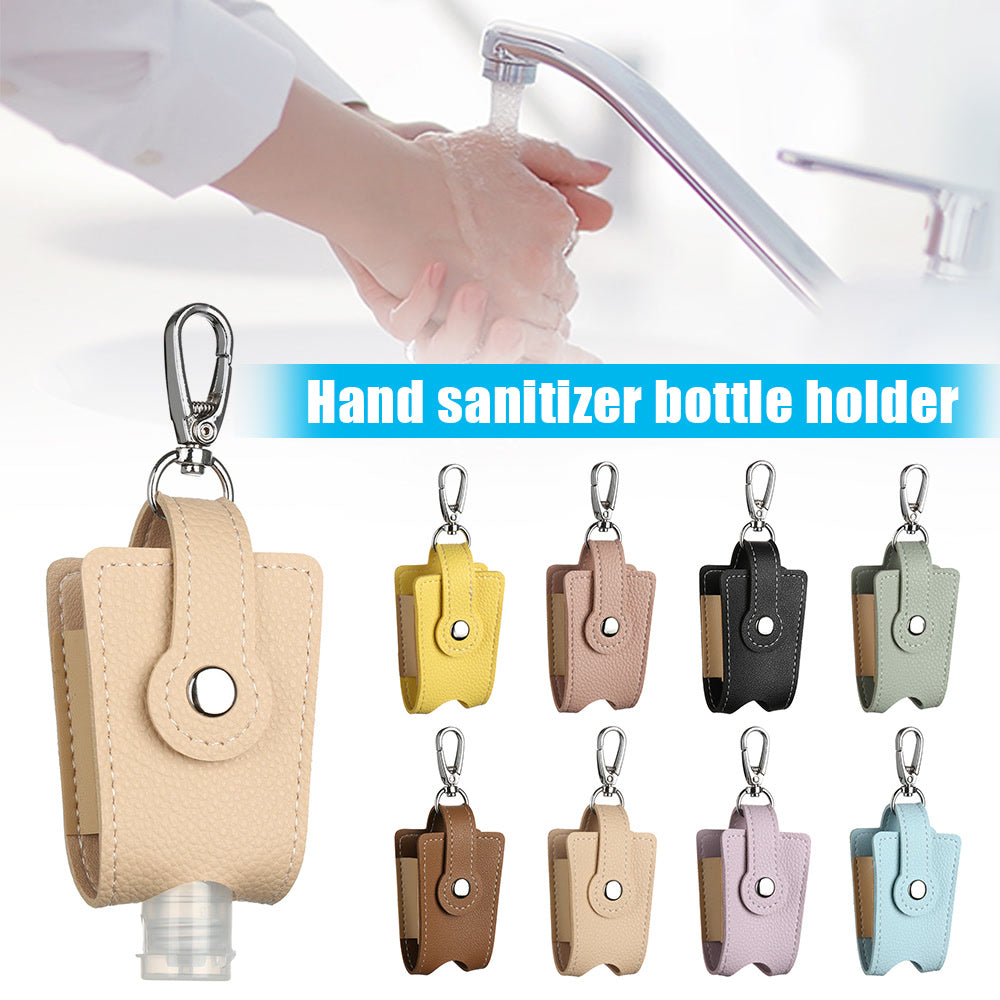 1 PC Hot 30ml Reusable Flip Cap Bottles with Keychain Carrier Hand Sanitizer Keychain Holder Travel Bottle Refillable Containers