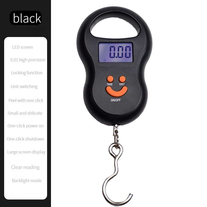 Electronic 50Kg 10g Hanging Scale LCD Kitchen Digital Scale BackLight Fishing Weights Pocket Scale Travel Luggage Scales