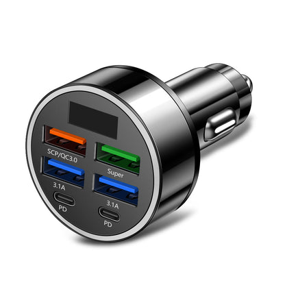 100W 6-Port Car Charger