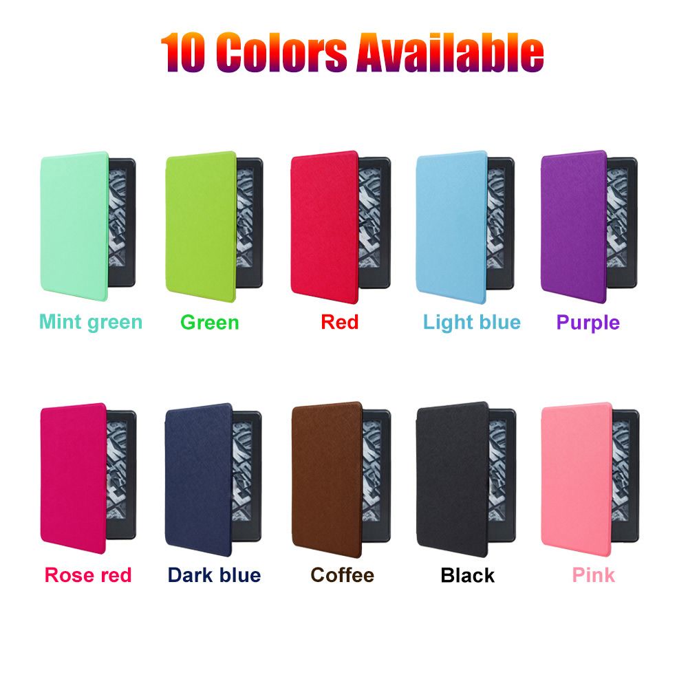 10/11/12th Generation 6 6.8 7 inch e-Reader Case SA568B Auto Sleep/Wake Folio Cover for Kindle Paperwhite 1/2/3/4/5 2024