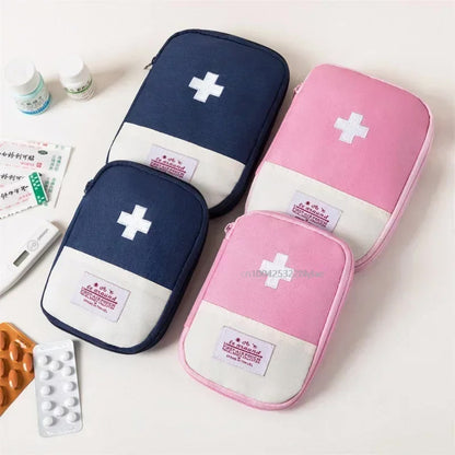 Portable Medicine Bag Cute First Aid Kit Medical Emergency Kits Organizer Outdoor Travel Household Medicine Pill Storage Bag