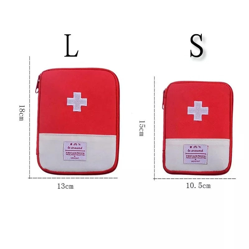 Portable Medicine Bag Cute First Aid Kit Medical Emergency Kits Organizer Outdoor Travel Household Medicine Pill Storage Bag