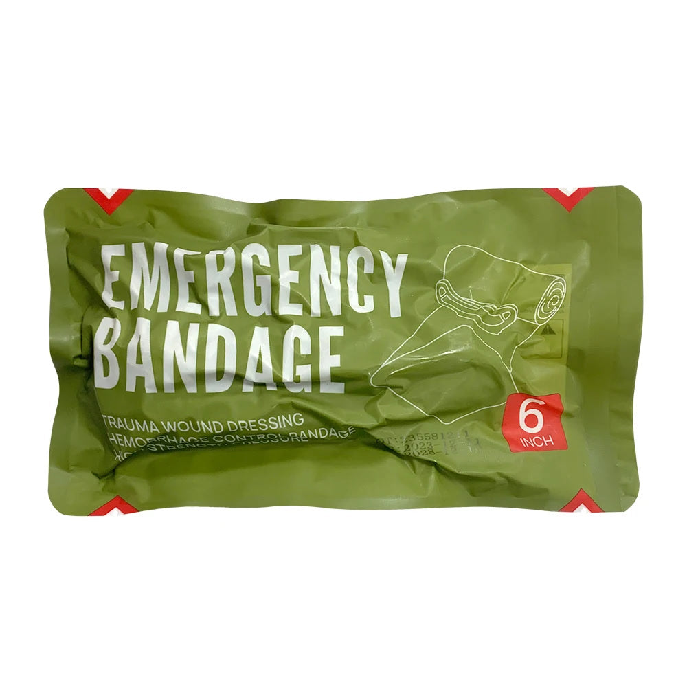 CARBOU 4/6in Israeli Bandage Wound Dressing Emergency Bandage Combat Compression Tactical First Aid IFAK Trauma Medical