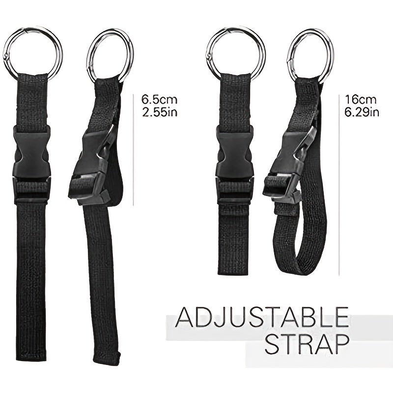 Travel Luggage Fixed Strap Backpack External Strap Portable Strap With Release Buckle Add-A-Bag Luggage Strap Belt Jacket Holder