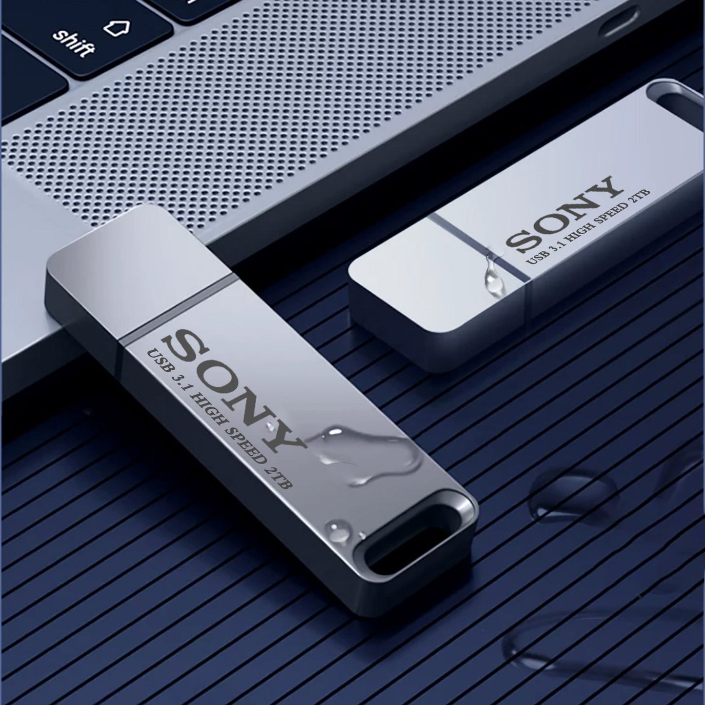 SONY High Speed PenDrive 2TB USB Flash Drive 1TB Metal Pendrive 512GB 256GB Portable Memoria USB Stick For Xiaomi Phone