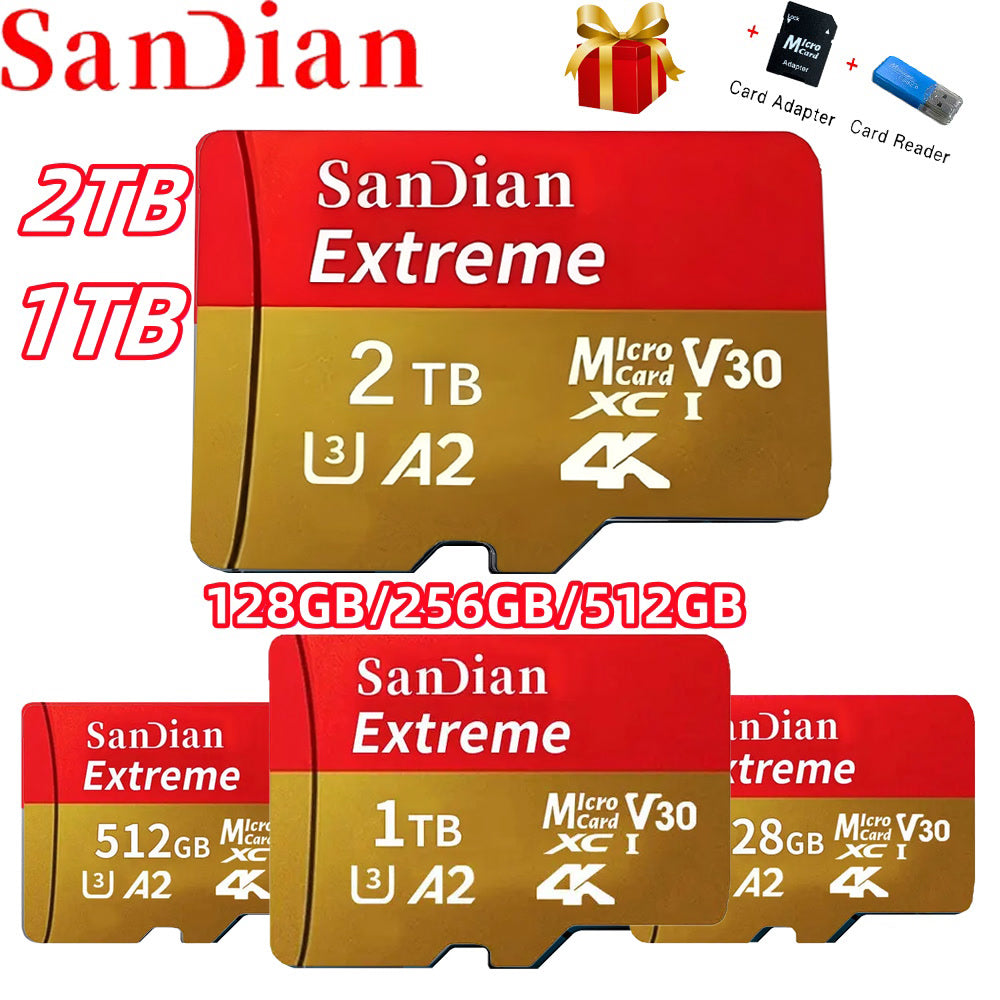 Original Micro TF/SD Card 256GB 512GB Memory Card High Speed SD Memory Cards Large Capacity Flash Sd Card  for Laptop/Desktop