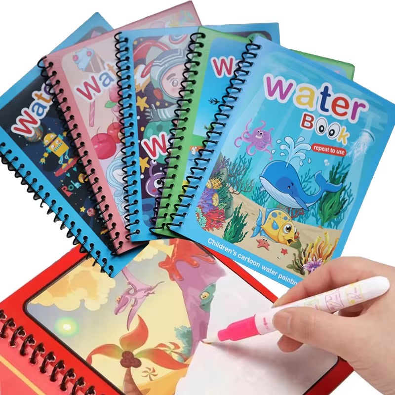 NEW Kids Magic Water Drawing Books Coloring Books Painting Toys for Kids Birthday Christmas New Year Gift for Boys and Girls