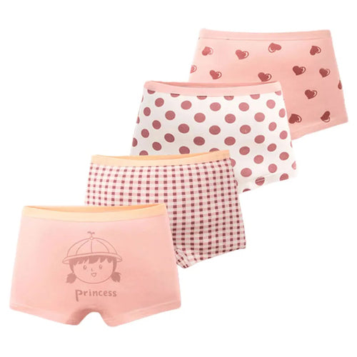 4-Pack Kids' Cotton Panties