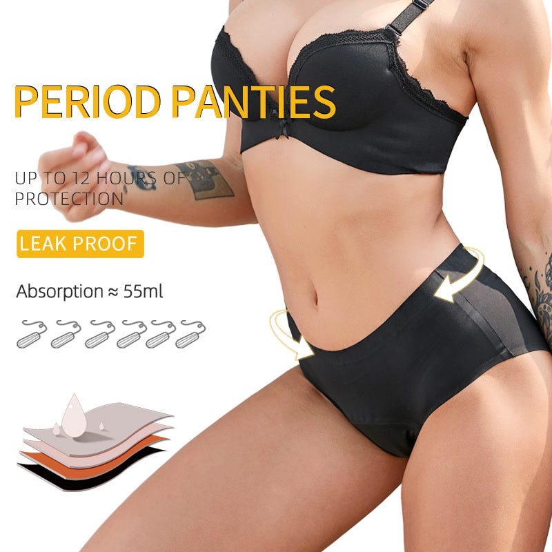 Heavy Flow Seamless Period Underwear Women Panties Menstrual Pants Sexy Leak Proof Asorbent Undies Incontinence Dropshipping