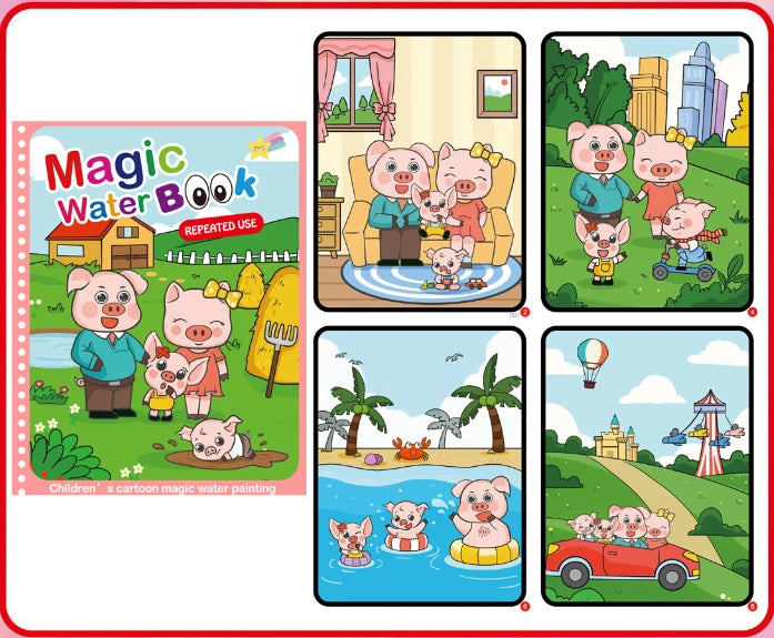 Magic Water Drawing Book