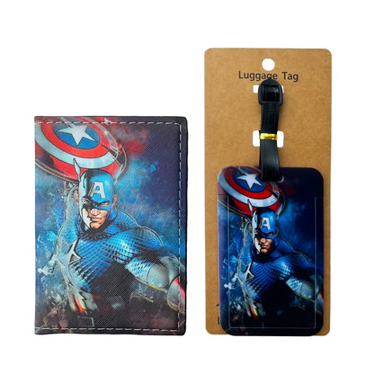 Superheroes Passport & Tag Set