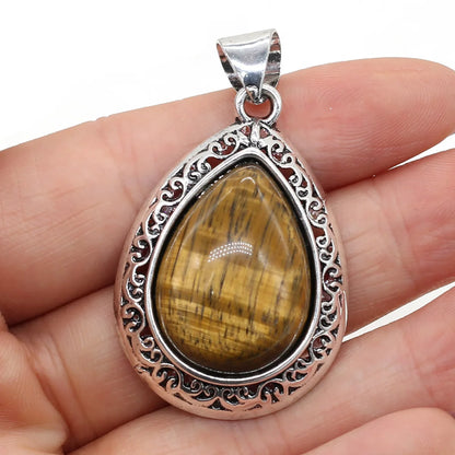 Tiger Eye Gemstone Necklace