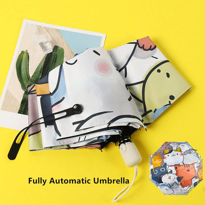 Kitty Auto Fold Umbrella