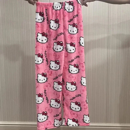 Hello Kitty Flannel Pajamas (Women's)