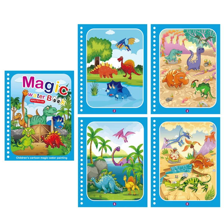 Magic Water Drawing Book