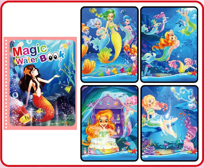 Magic Water Drawing Book